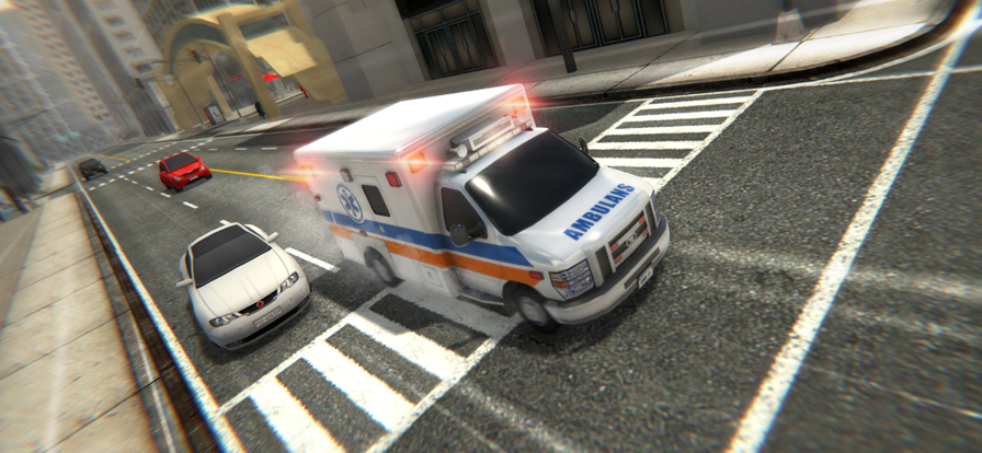 救护车紧急救护模拟